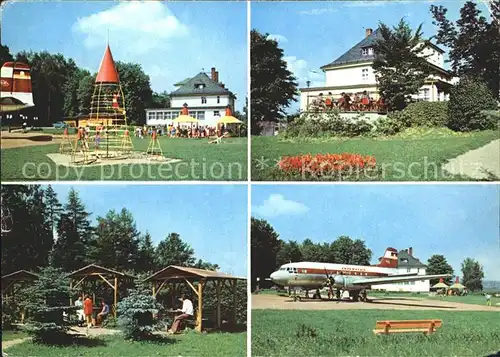 Langenbernsdorf Spielplatz Naherholungszentrum Koberbachtalsperre Konsum Gaststaette Waldperle Kat. Langenbernsdorf