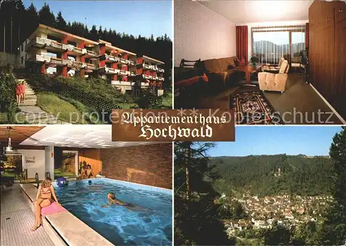 Bad Liebenzell Kur Appartementhaus Hochwald Zimmer Hallenbad Totalansicht Kat. Bad Liebenzell