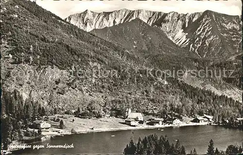 Spitzingsee mit Sonnwendjoch Kat. Schliersee