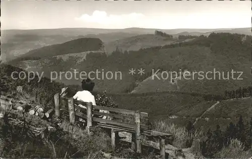 Bad Sachsa Harz Blick vom Ravensberg Kat. Bad Sachsa