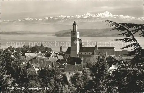 ueberlingen Bodensee Ortsansicht Kirche Saentis Kat. ueberlingen