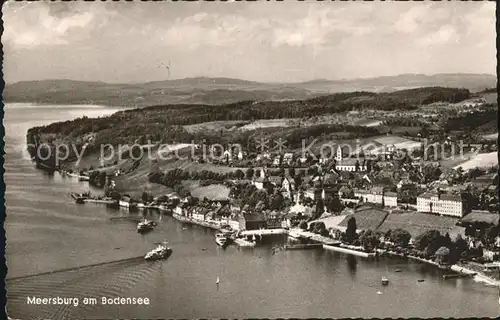 Meersburg Bodensee Fliegeraufnahme Kat. Meersburg