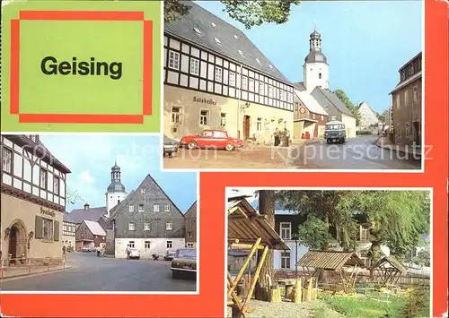 Geising Erzgebirge Hauptstr Geisinghof Kat. Geising Osterzgebirge