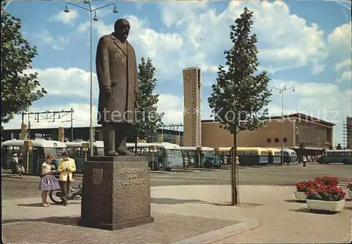 Eindhoven Netherlands Statue Doktor Philips Bahnhof Kat. Eindhoven