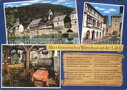 Dausenau Wirtshaus an der Lahn Kat. Dausenau