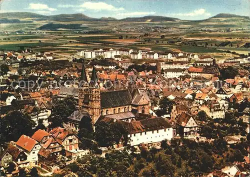 Fritzlar Fliegeraufnahme mit Kirche Kat. Fritzlar