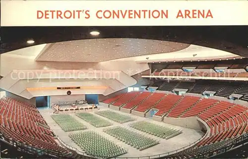 Detroit Michigan Detroits Convention Arena  Kat. Detroit