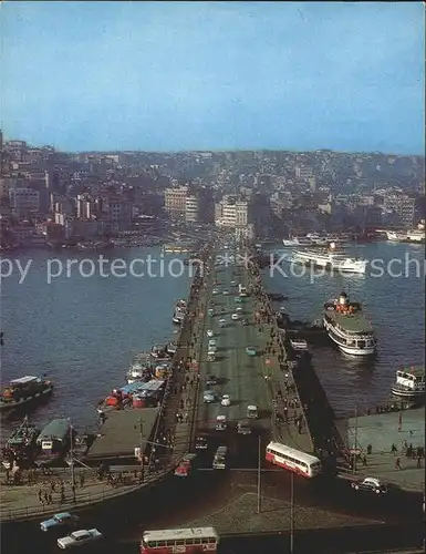 Istanbul Constantinopel Galata Bruecke  Kat. Istanbul