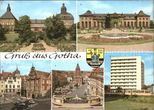 Gotha Thueringen Schloss Friedenstein Orangerie Rathaus  Kat. Gotha