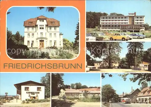 Friedrichsbrunn Harz Sanatorium Ernst Thaelmann Klobenberg Baude  Kat. Friedrichsbrunn