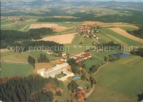 Kellberg Fliegeraufnahme Kurhaus Fattendorf  Kat. Thyrnau