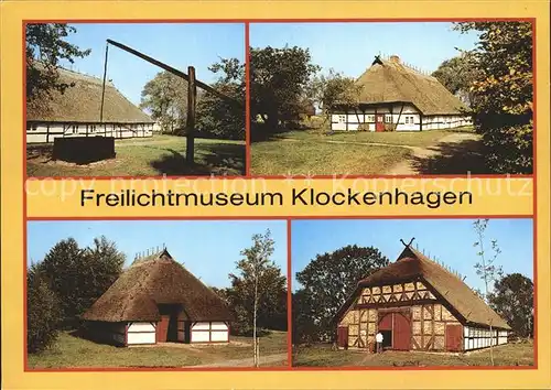 Klockenhagen Ziehbrunnen Bauernhaus Katen aus Stabelow Bauernhaus Strassen Kat. Ribnitz Damgarten