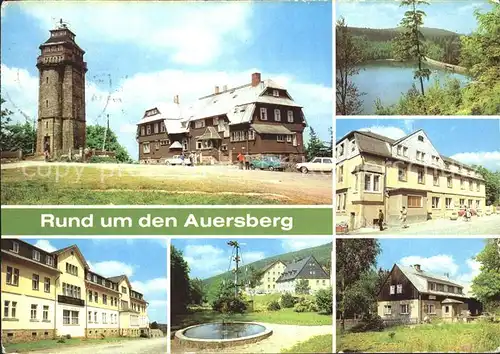 Auersberg Wildenthal Aussichtsturm Berghotel Auersberg Steinbach Waldfrieden Wildenthal Konsum Hotel Am Auersberg Sosa Talsperre Johanngeorgenstadt Gasthaus Sauschwemme Kat. Eibenstock