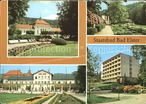 Bad Elster Badehaus HO Badecafe Badeplatz Klinik Kat. Bad Elster