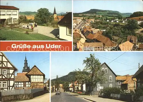 Uder Urlaubersiedlung Paul Wojtkowski Teilansicht Eulenburg Strasse der Einheit Kat. Uder