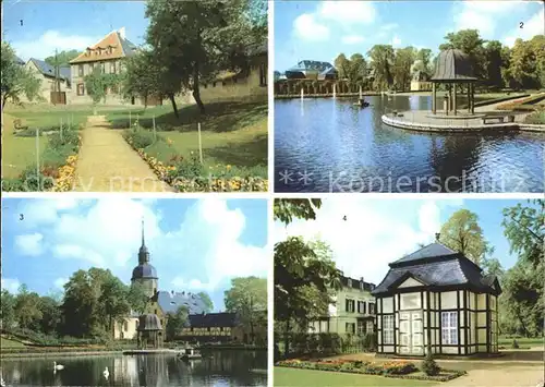 Bad Lauchstaedt Goethehaus Teichlaube Kolonnaden Amtshaus Kirche Herzogspavillon Kat. Bad Lauchstaedt