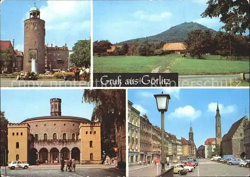 Goerlitz Sachsen Marienplatz Landeskrone Kaisertrutz Leninplatz Kat. Goerlitz