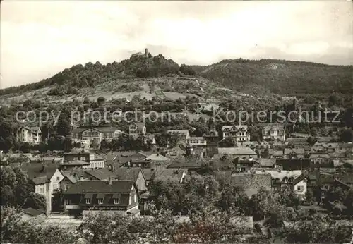 Bad Blankenburg Teilansicht mit Schloss Kat. Bad Blankenburg