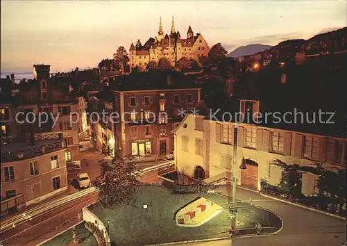 Neuchatel NE Au crepuscule Kat. Neuchatel