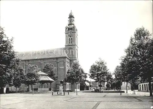 Eindhoven Netherlands Erp Hertog Janplein Sint Servatiuskerk kiosk dorpspomp Kat. Eindhoven