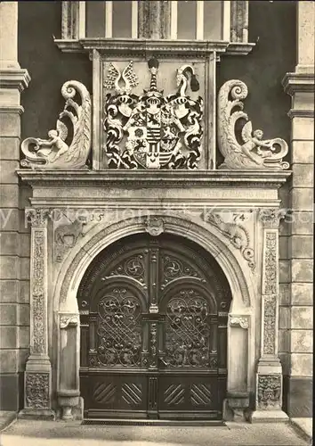 Gotha Thueringen Rathaus  Portal Kat. Gotha