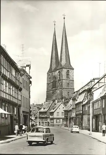 Quedlinburg Poelkenstrasse Nikolaikirche  Kat. Quedlinburg