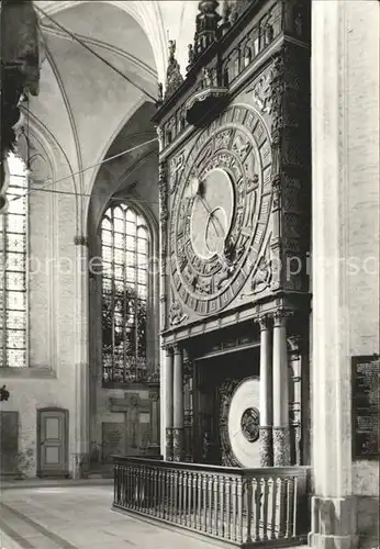 Rostock Mecklenburg Vorpommern Kirche St. Marien Astronomische Uhr  Kat. Rostock