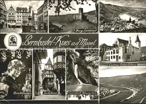 Bernkastel Kues Spitzhaus Burg Landshut Marktplatz Kat. Bernkastel Kues