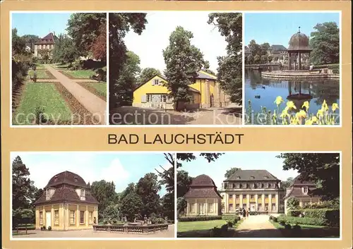 Bad Lauchstaedt Goethehaus Goeththeater Kolonnaden Kursaal Kat. Bad Lauchstaedt