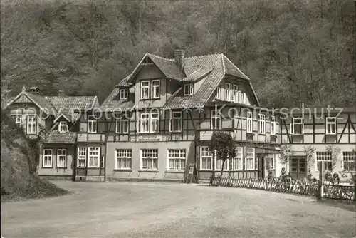 Treseburg Harz FDGB Erholungsheim Luppbode Kat. Treseburg