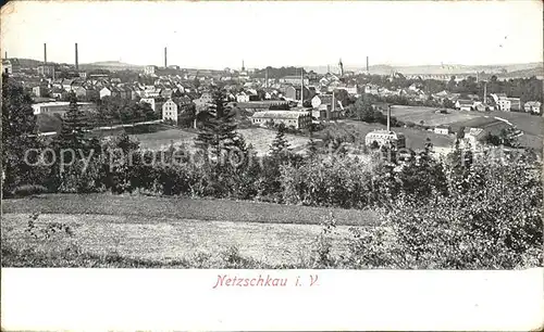 Netzschkau Panorama Kat. Netzschkau