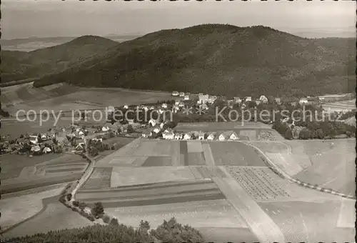 Reinhardshausen Fliegeraufnahme Kat. Bad Wildungen