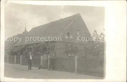 Spremberg Niederlausitz Ortspartie Wohnhaus Familienfoto / Spremberg Grodk /Spree-Neisse LKR