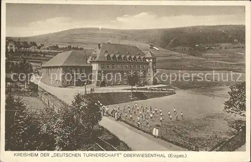 Oberwiesenthal Erzgebirge Kreisheim der Deutschen Turnerschaft Sportplatz Kat. Oberwiesenthal