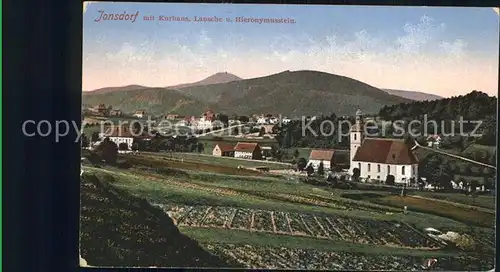 Jonsdorf Kurhaus und Lausche Kat. Kurort Jonsdorf