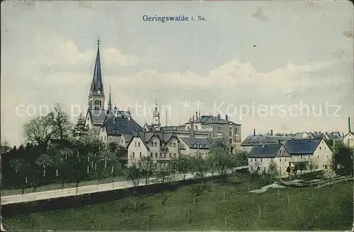 Geringswalde Teilansicht Kirche / Geringswalde /Mittelsachsen LKR