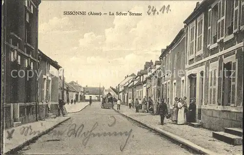 Sissonne Aisne La Selver Strasse / Sissonne /Arrond. de Laon