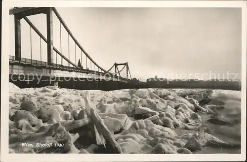 Wien Eisstoss 1940 / Wien /Wien