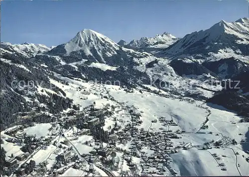 Leysin Fliegeraufnahme / Leysin /Bz. Aigle