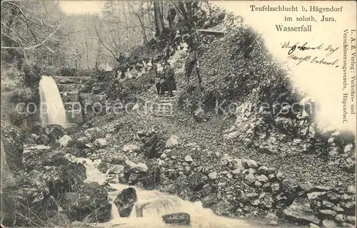 Haegendorf Teufelsschlucht Wasserfall / Haegendorf /Bz. Olten