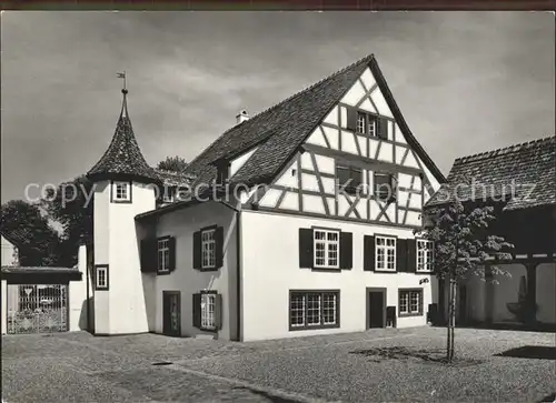 Riehen Wettsteinhaus Spielzeugmuseum Rebkeller Dorfmuseum / Riehen /Bz. Basel Stadt