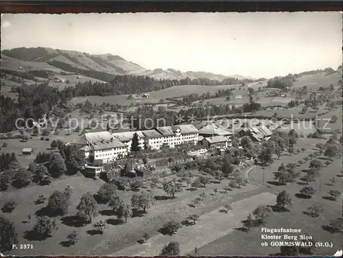 Gommiswald Kloster Berg Sion Fliegeraufnahme / Gommiswald /Bz. See-Gaster