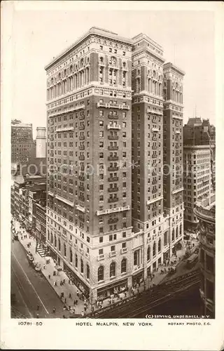 New York City Hotel Mc Alpin / New York /