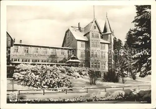 Schierke Harz Ferienheim Gieseler / Schierke Brocken /Harz LKR