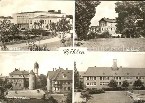 Boehlen Leipzig Bahnhof Kulturpalast Schloss und Rathaus Schule / Boehlen Leipzig /Leipzig LKR