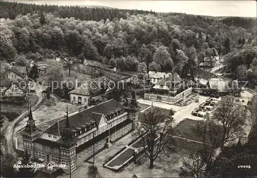 Alexisbad Harz Fliegeraufnahme / Harzgerode /Harz LKR