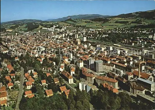 La Chaux-de-Fonds Quartier Quest Fliegeraufnahme / La Chaux-de-Fonds /Bz. La Chaux-de-Fonds