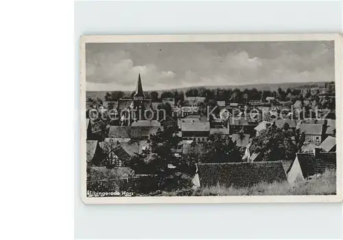 Elbingerode Harz Stadtblick Kat. Elbingerode Harz