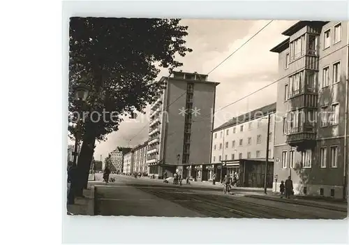 Leipzig Arthur Hoffmann Str mit Hochhaus Kat. Leipzig