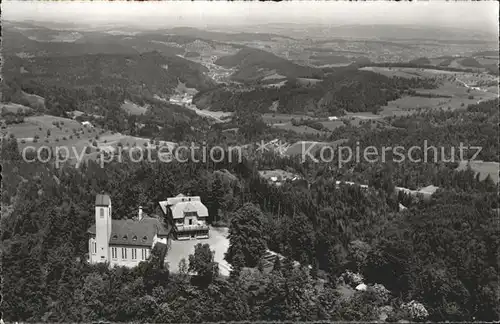 Gaehwil St. Iddaburg Wallfahrtsort Fliegeraufnahme Kat. Gaehwil